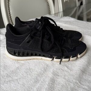Stella McCartney x Adidas Black Athletic Lace-Up Sneakers